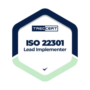 ISO 22301 Lead implementer Double Certification PCA